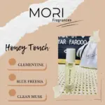 Honey Touch – إشراقة الكلمنتينا مع فريزيا زرقاء ولمسة مسك نقي