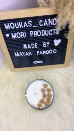 ⁦Golden Hearts Candle⁩ - الصورة ⁦6⁩