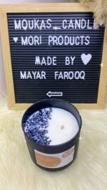 ⁦Black Glitter Candle⁩ - الصورة ⁦3⁩
