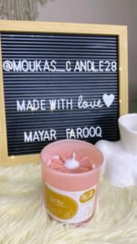 ⁦Pink Daisy Candle⁩ - الصورة ⁦3⁩