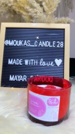 ⁦Red Blossom Candle⁩ - الصورة ⁦3⁩