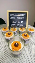 ⁦Sun Flower Candle⁩ - الصورة ⁦4⁩