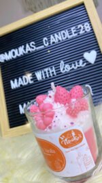 ⁦Pink Candy Candle⁩ - الصورة ⁦3⁩