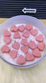 ⁦Pink Hearts Candle⁩ - الصورة ⁦3⁩