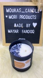 ⁦Black Glitter Candle⁩ - الصورة ⁦5⁩