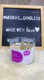 ⁦Gold Hearts Candle⁩ - الصورة ⁦3⁩