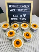 ⁦Sun Flower Candle⁩ - الصورة ⁦5⁩