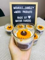 ⁦Sun Flower Candle⁩ - الصورة ⁦3⁩